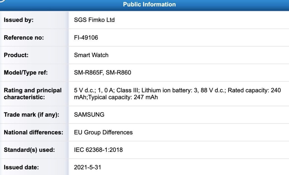 Kích thước pin và sạc của Galaxy Watch 4 đã bị rò rỉ trực tuyến