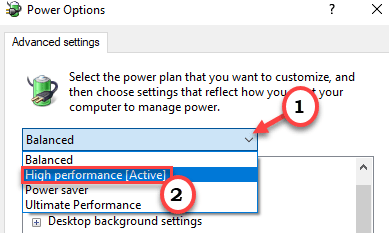 Hiệu suất cao tối thiểu