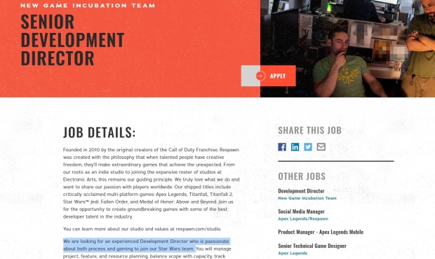 Respawn có thể đang thực hiện nhiều dự án Chiến tranh giữa các vì sao cùng một lúc. 24 | TweakTown.com