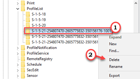 Xóa khóa tối thiểu