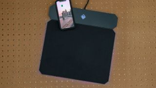 The Omen by HP Outpost delivers RGB, plus a charging spot for your phone.