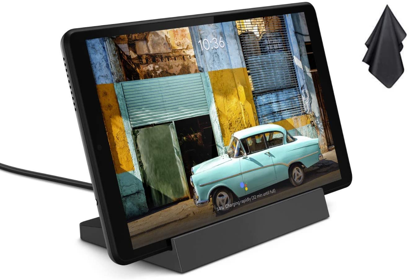 2021 Lenovo Smart Tab M8 mới nhất có Trợ lý Google, Màn hình cảm ứng 8 inch 1280x800 IPS Android Máy tính bảng, Bộ xử lý lõi tứ, RAM 2 GHz, Bộ nhớ 32 GB, Lo