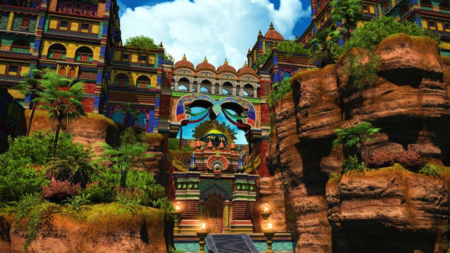 Nhìn kỹ hơn thành phố Radz-at-Han trong FFXIV Endwalker