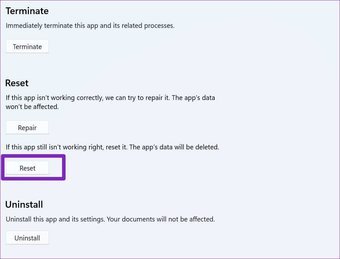 Đặt lại whatsapp trên windows