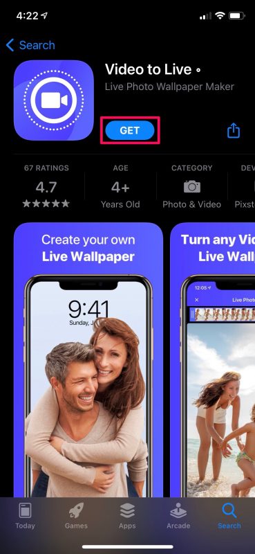 Cách đặt Video làm Hình nền trên iPhone & iPad
