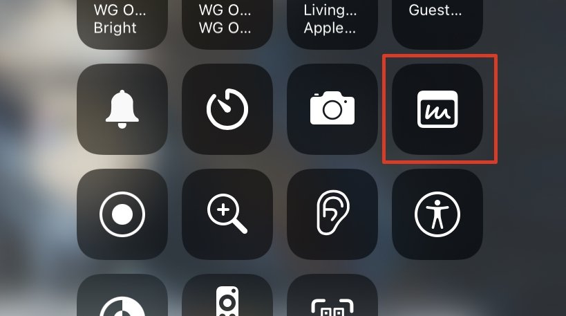 Bạn có thể thêm nút Ghi chú nhanh trong Trung tâm điều khiển trên iPadOS 15