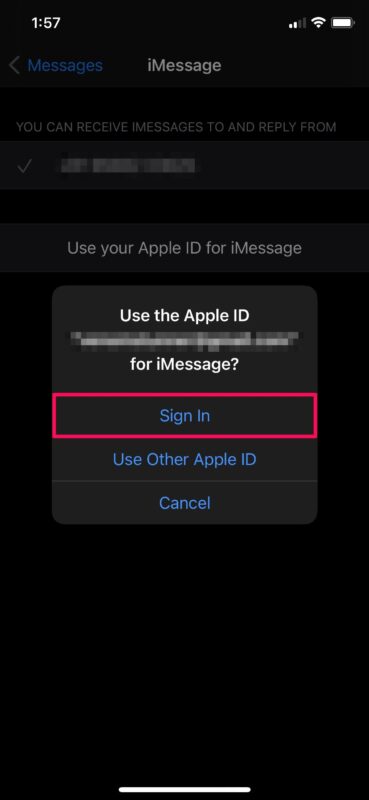 Cách thêm & Xóa địa chỉ email iMessage trên iPhone & iPad