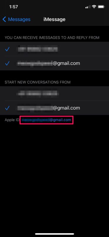 Cách thêm và xóa địa chỉ email iMessage trên iPhone & iPad