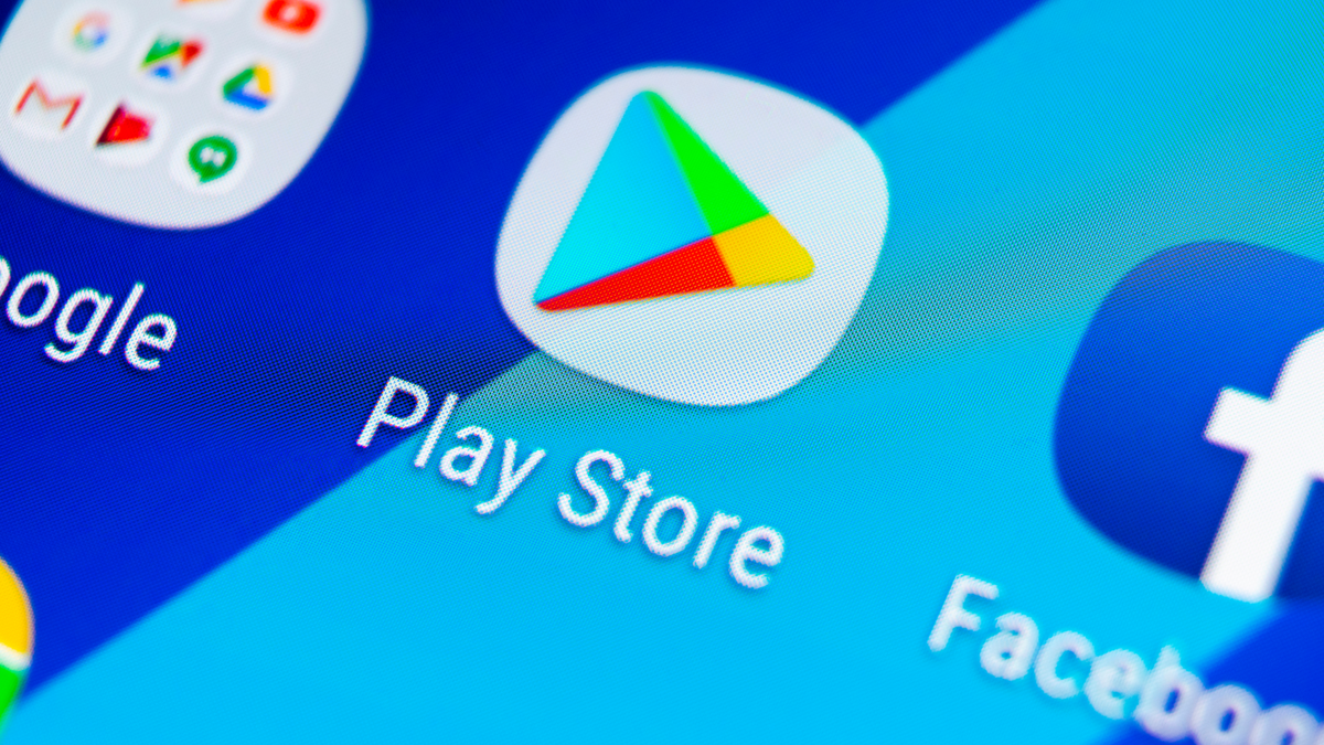 Biểu tượng ứng dụng Cửa hàng Google Play trên điện thoại thông minh Samsung