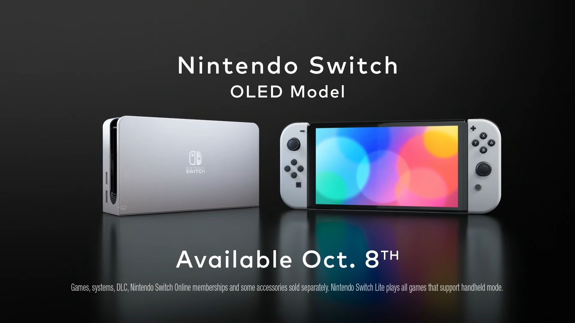 Nintendo Switch OLED ra mắt ngày 8 tháng 10 với giá 350 USD - VI Atsit