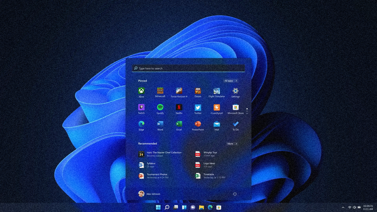 Windows 11 trông đặc biệt tối và nghiệt ngã.