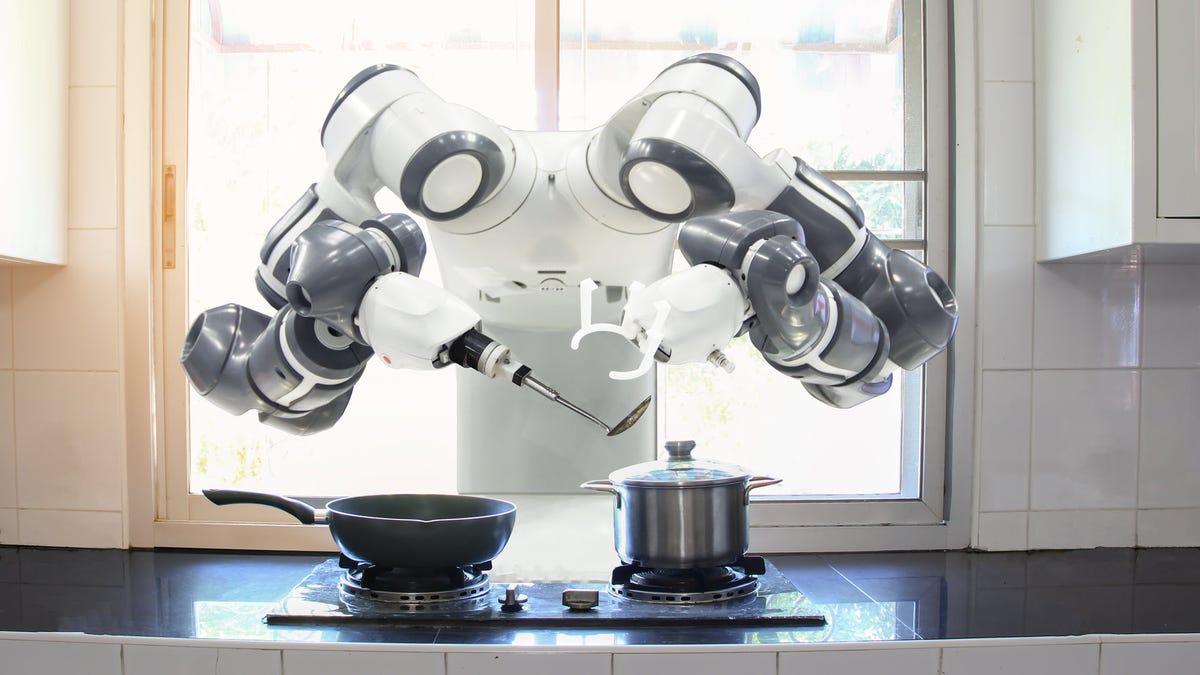 Robot nấu bữa sáng