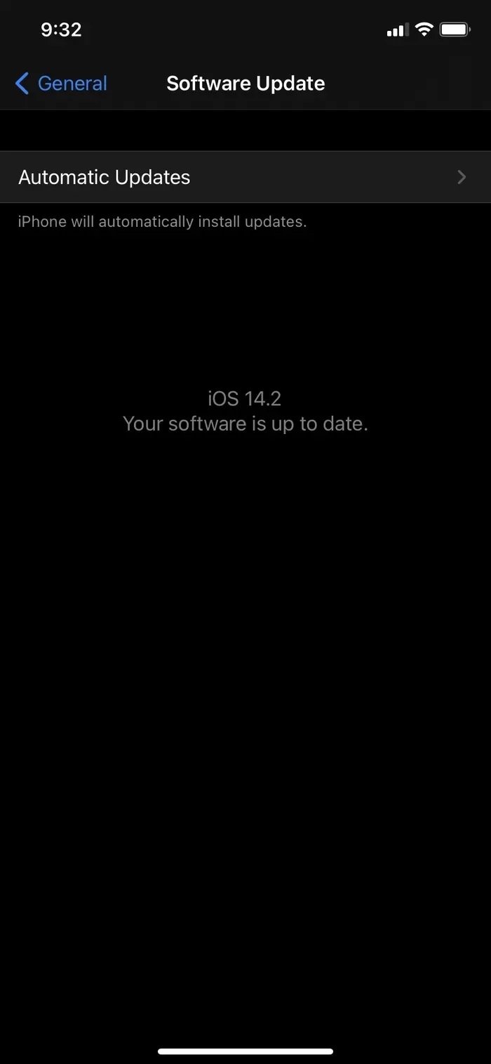 Cập nhật iphone
