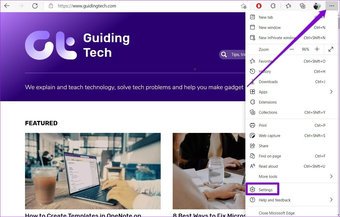 Cài đặt trên Microsoft Edge