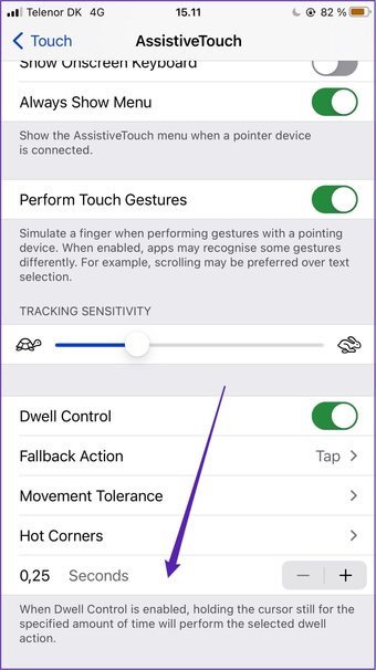 Iphone tùy chỉnh góc nóng thời gian