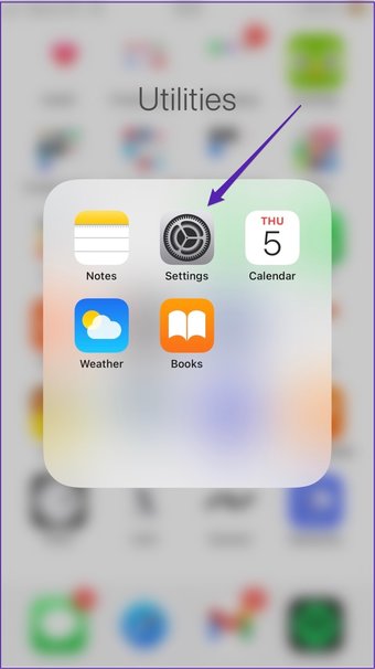 Biểu tượng cài đặt iPhone