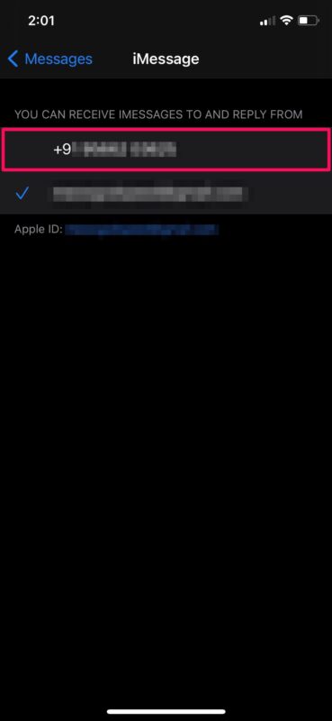Cách cập nhật số điện thoại cho iMessage & Facetime trên iPhone & iPad