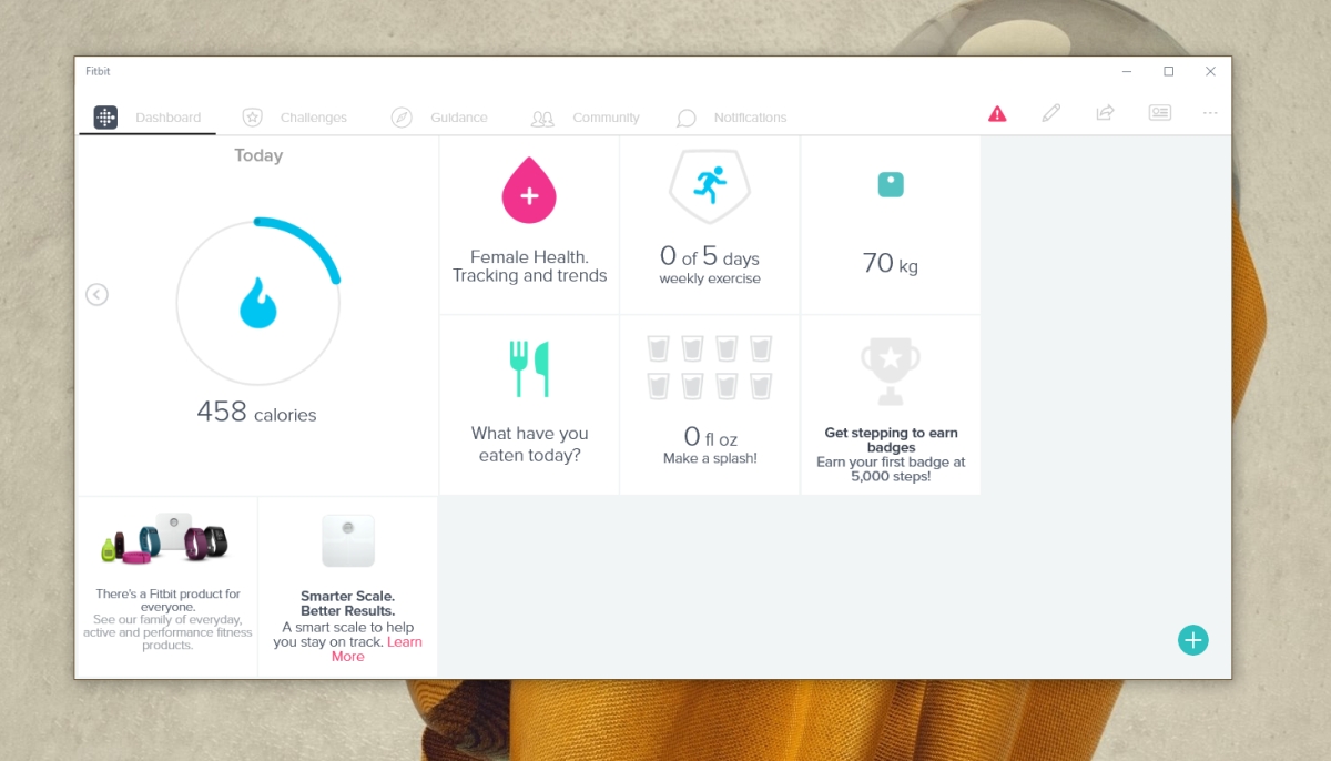 fitbit app for windows