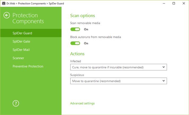 Tải xuống Dr.Web Anti-Virus Offline Installer Cho PC - VI Atsit