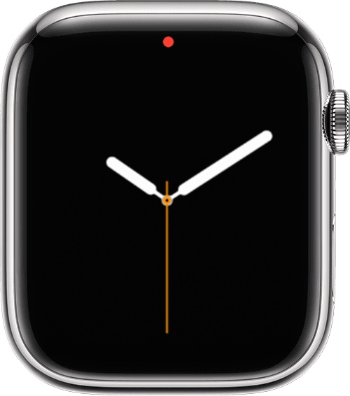 red dot apple watch