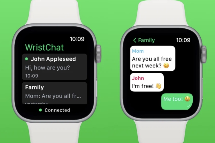 tem whatsapp no apple watch