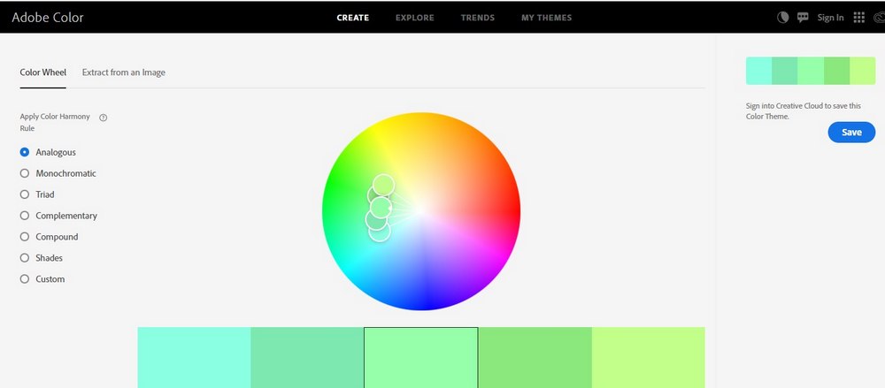 adobe color wheel