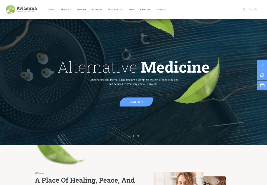 Avicena WordPress theme