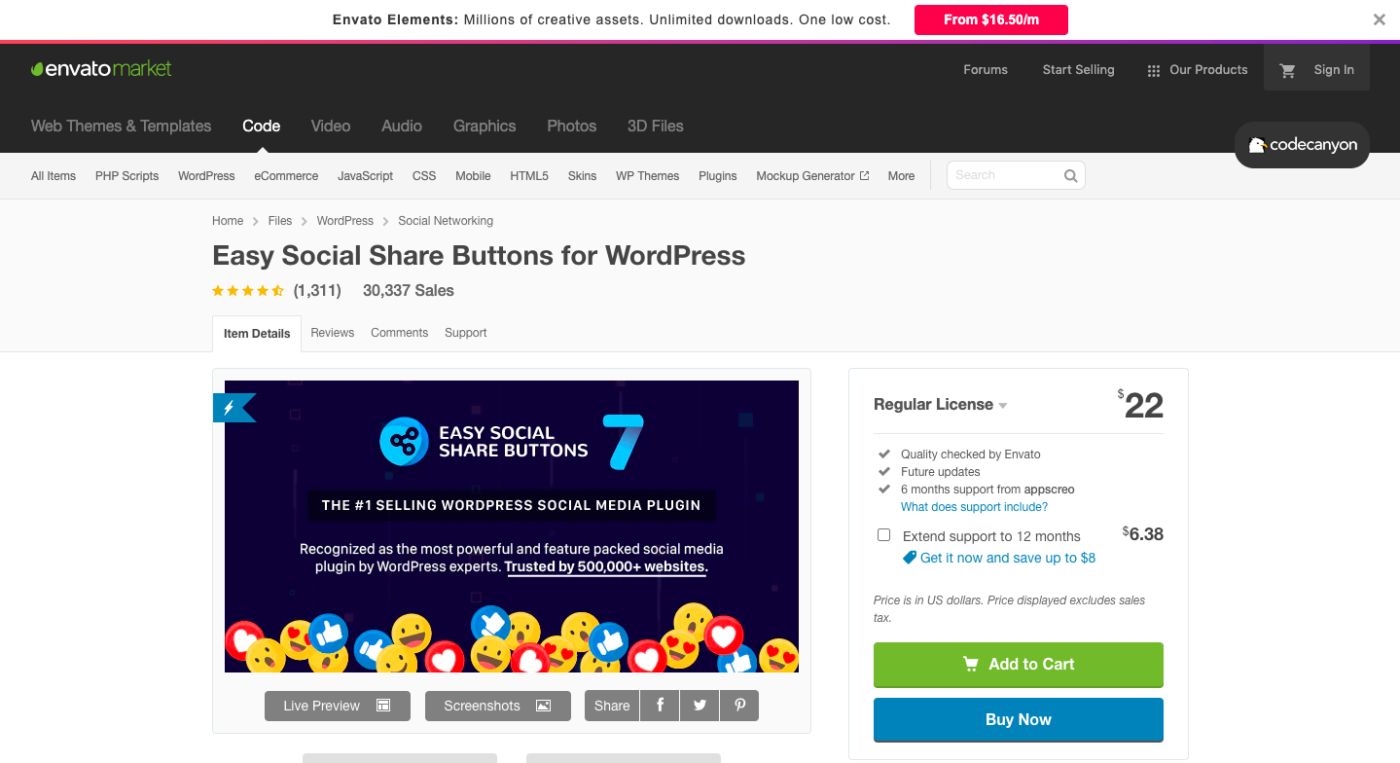 wordpress social media plugin