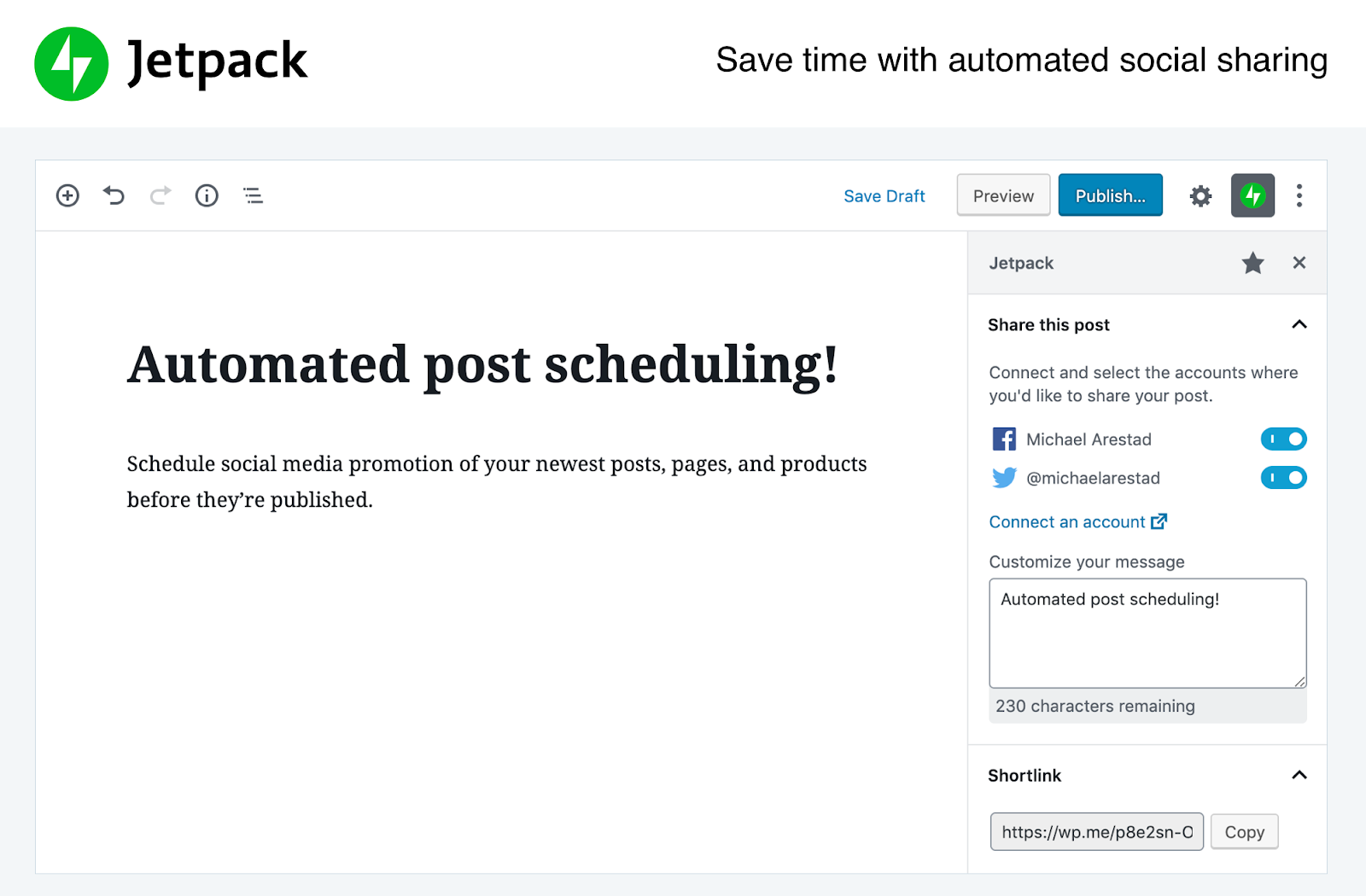 jetpack WordPress social media plugins