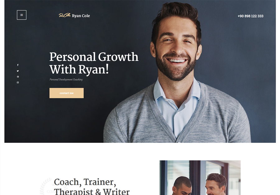 R.Cole | Life & Business Coaching WordPress Theme