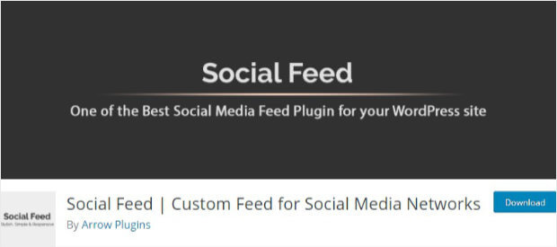 Plug-in de feed social para WordPress