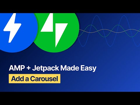 AMP + Jetpack Made Easy-Adicionar um carrossel