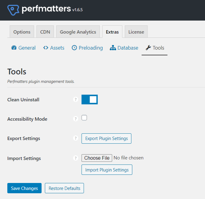 Perfmatters-Tools