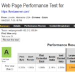 Kinsta WebPageTest Report 1