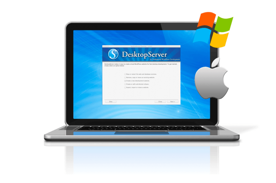 A ferramenta DesktopServer.