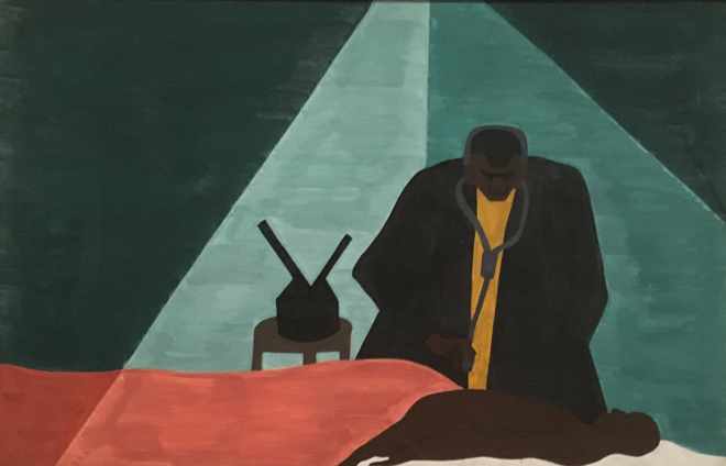 da série de migração de Jacob Lawrence