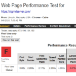 SiteGround WebPageTest