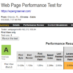 WP Engine WebPageTest Report 1