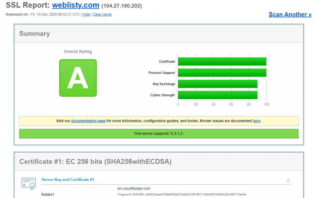 cloudflare ssl report Melhores configurações do plugin Cloudflare para WordPress para sites mais rápidos