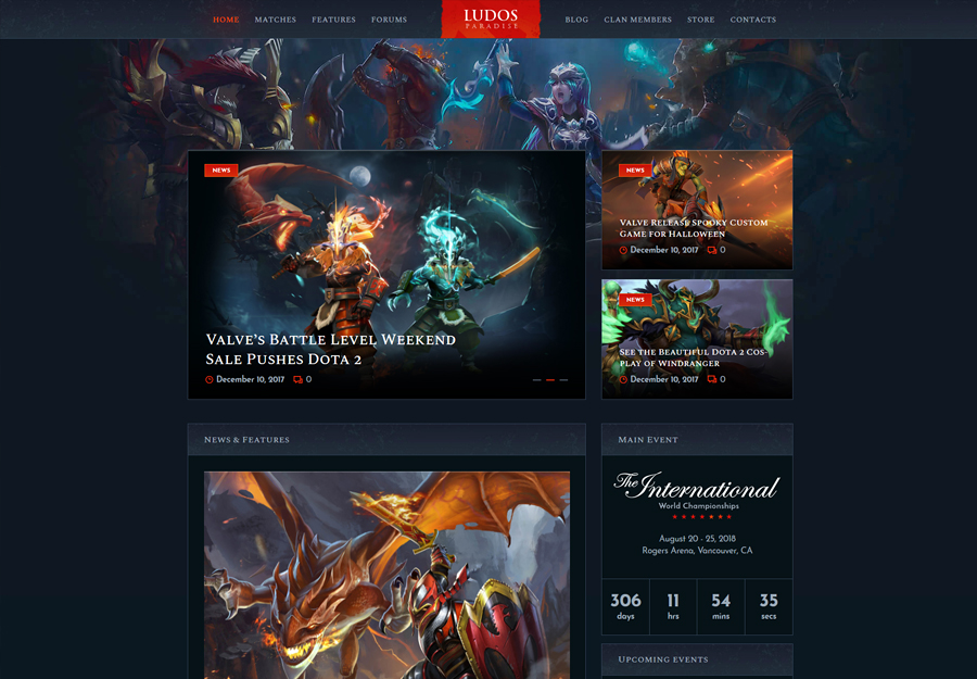 Ludos Paradise | Blog de videogame e clã Esports WordPress Theme