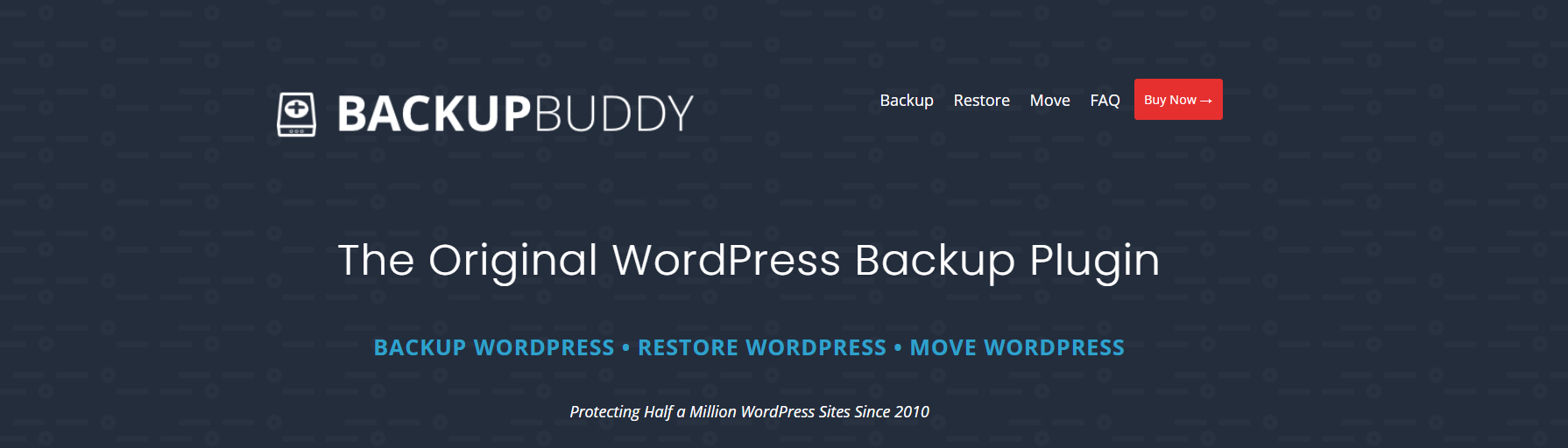 Backup Buddy é um plugin de migração WordPress completo com a opção de fazer backup e mover seu site.