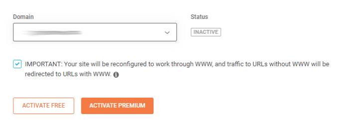 SiteGround Cloudflare Activation