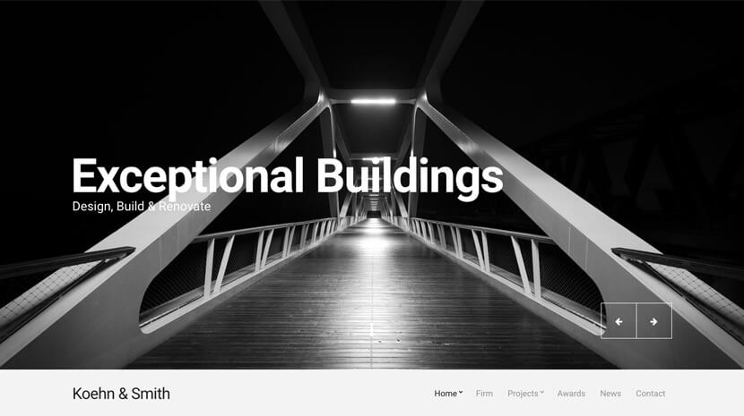 Koehn wordpress theme