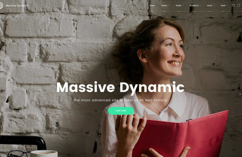 Massive Dynamic wordpress theme