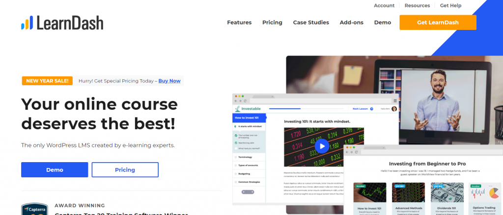 10 melhores plug-ins WordPress LMS para cursos online 3 learndash wordpress lms plugin