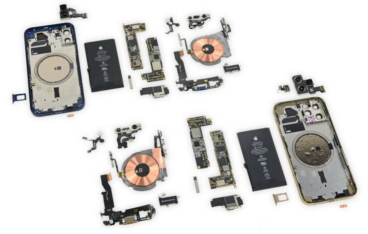 Algumas peças do iPhone 12, iPhone 12 mini podem agora ser reparadas sem substituição o dispositivo inteiro