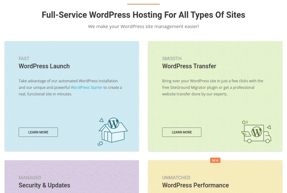 SiteGround-Managed WordPress Hosting