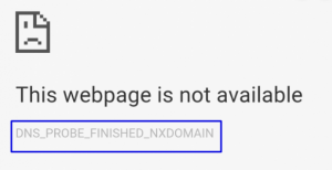 Detecção de dns concluída correção de erro nxdomain Como corrigir erro DNS_PROBE_FINISHED_NXDOMAIN?