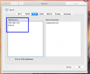 Servidores DNS