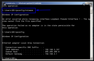 ipconfigrelease Como corrigir o erro DNS_PROBE_FINISHED_NXDOMAIN?